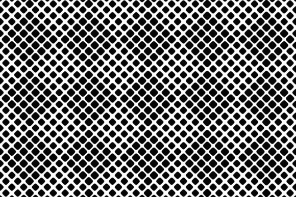 Abstract Black and White Square Pattern