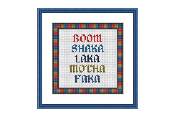 Boom Funny Colorful Cross Stitch Pattern: A Practical Guide to Stitching Bold Statements
