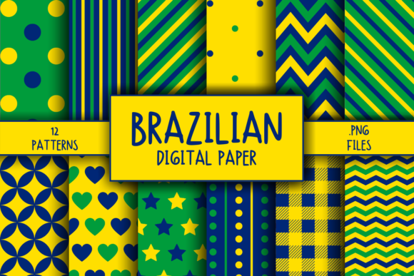 Brazilian Pattern Digital Paper: A Practical Resource for Design and Content Work