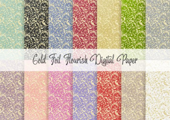 Choosing the Right Gold Foil Flourish Digital Paper for Your Creative Projects