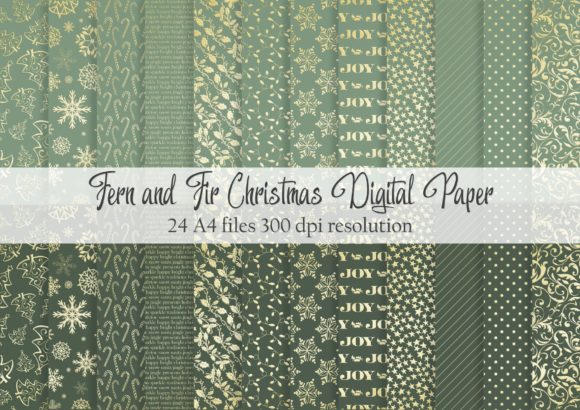 Fern and Fir Christmas Digital Paper: A Designer's Guide
