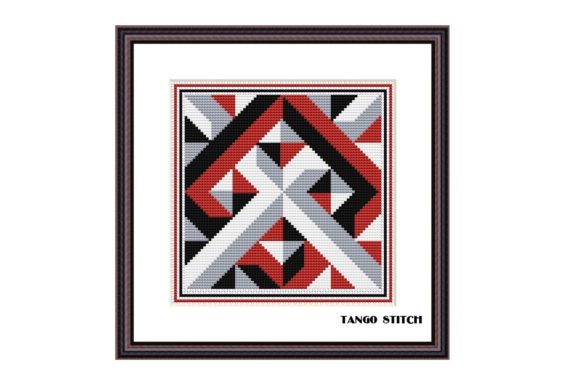 Geometric Ornament Cross Stitch Pattern