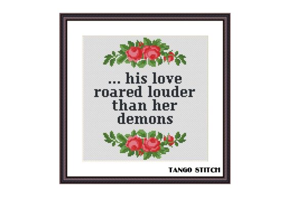 His Love Funny Romantic Cross Stitch Pattern Review