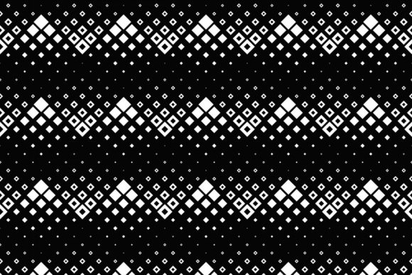 Monochrome Seamless Square Pattern: A Versatile Design Choice for Modern Projects