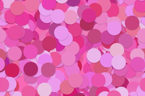Pink Abstract Seamless Circle Pattern for Creators
