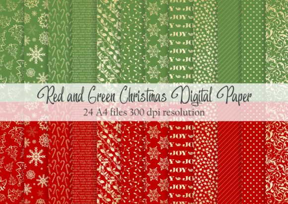 Red and Green Christmas Digital Paper: A Practical Assessment for Creative Professionals