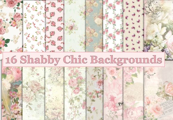 Shabby Chic Backgrounds A4 Letter Size: A Versatile Tool for Creators