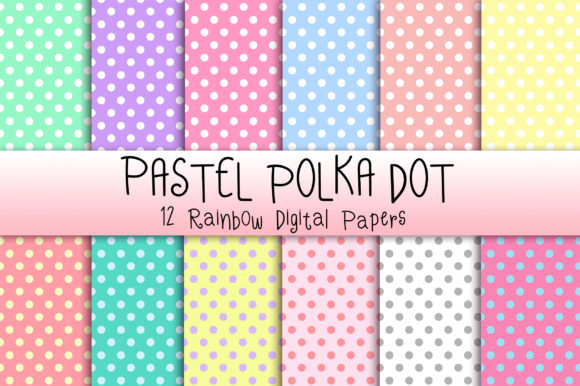 The Creative Power of Pastel Polka Dot Backgrounds: A Modern Design Essential