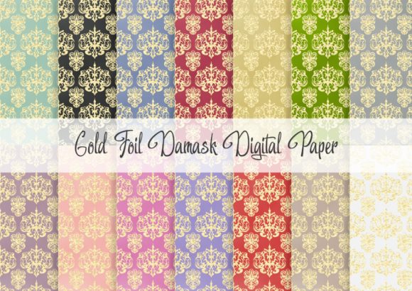 Why Gold Foil Damask Digital Paper Is a Must-Have Asset for Today’s Creative Professionals